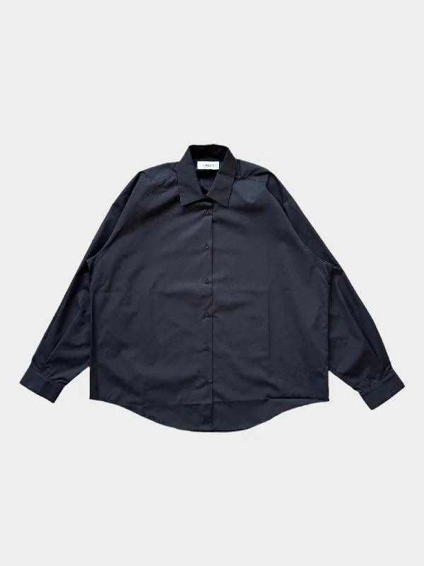 Oversize Shirt-- Denim Fabric Leather Fabric Suede Fabric