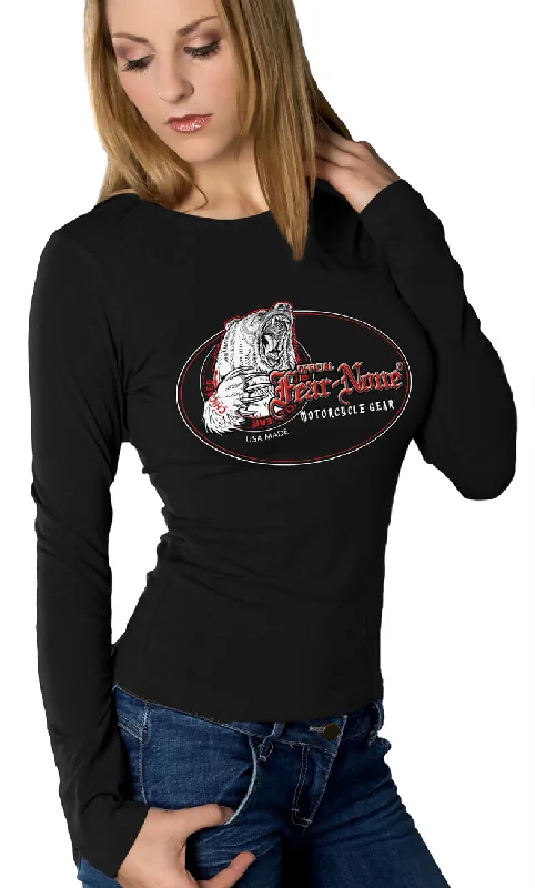 Women's "Old School Circle" Shirt-- Graphic Embroidered Appliqued