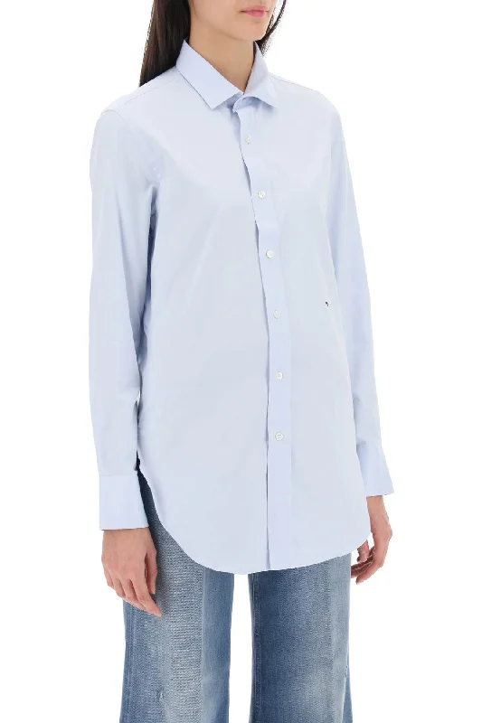 Homme Girls Cotton Twill Shirt-- Nylon Fabric Polyester Fabric Spandex Fabric
