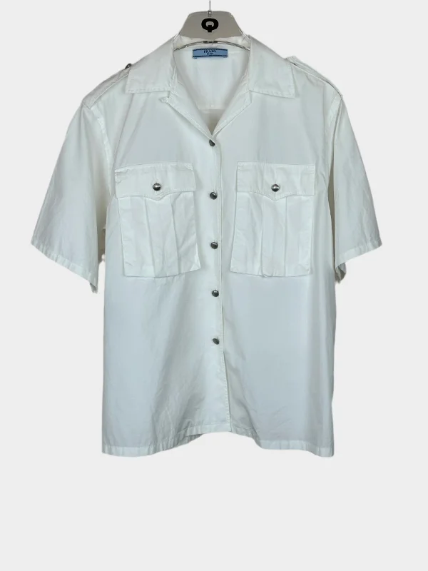 Pocket Shirt-- Jersey Fabric Tulle Fabric Batik Fabric