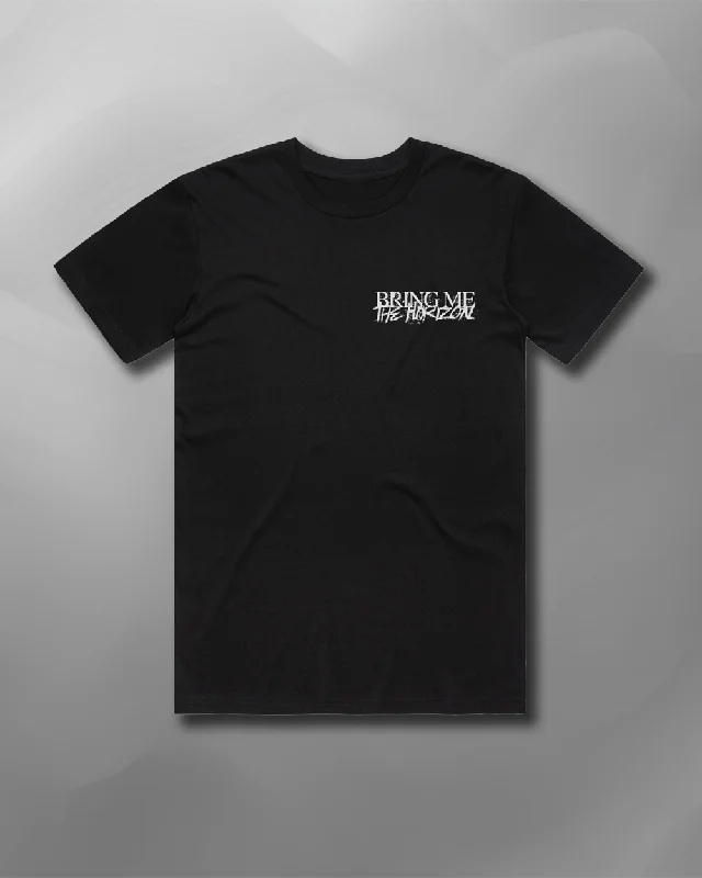 Bring Me The Horizon - Stacked Logo T-Shirt-- Fitted T-Shirt Seamless Stretchy