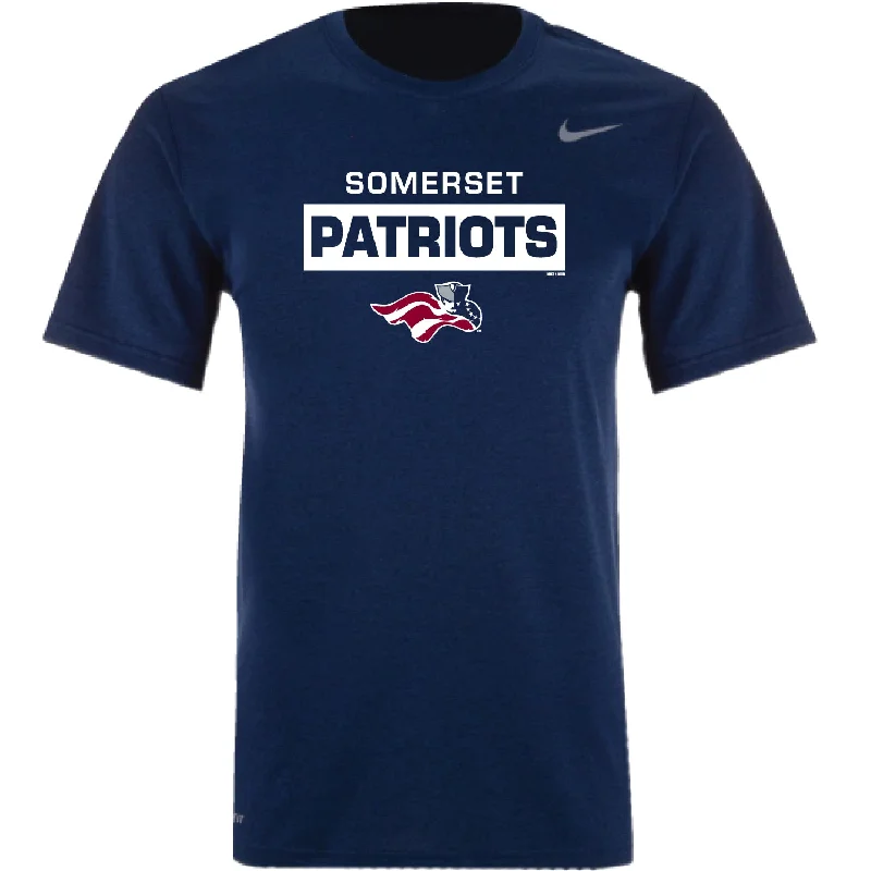 Somerset Patriots Adult Nike Dri-Fit T-Shirt-- Polka Dot Checkered Tartan