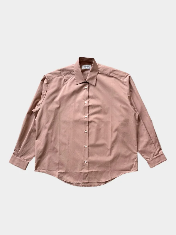 Oversize Shirt-- Welt Pockets Slit Pockets Flap Pockets