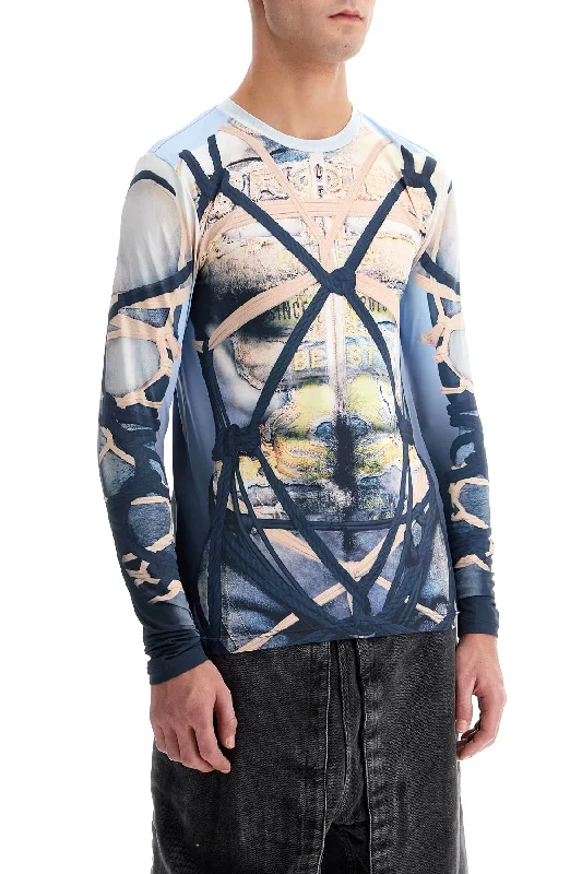 Y Project Bondage Print T-Shirt-- Layered Multi-layer Single Layer