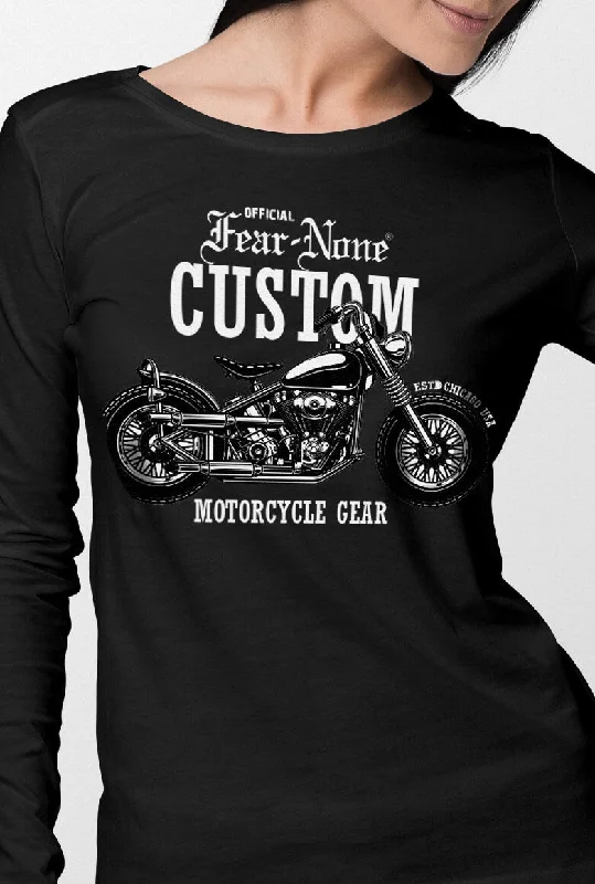 Womens Classic Outlaw-Shield Custom Rider Shirt-- Cozy Warm Stylish