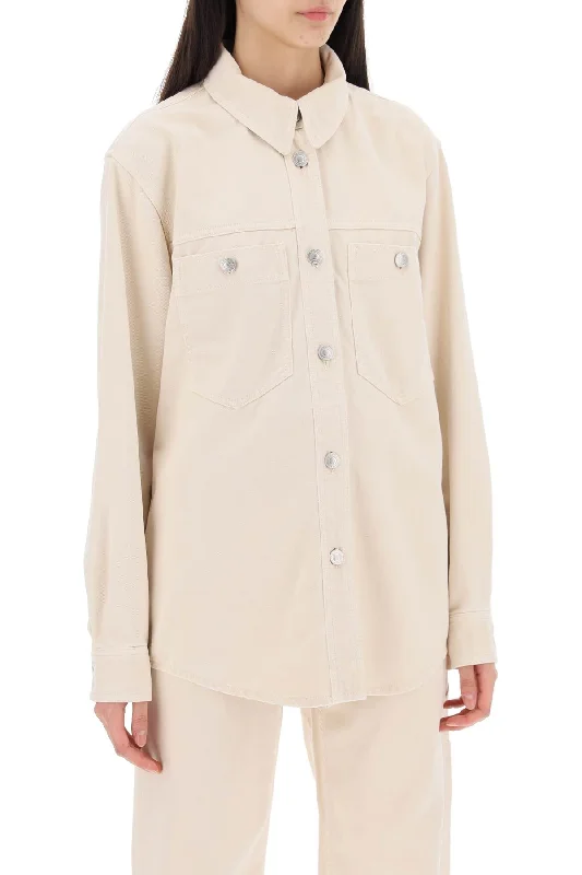 Isabel Marant Denim Talbot Shirt-- Cozy Warm Stylish