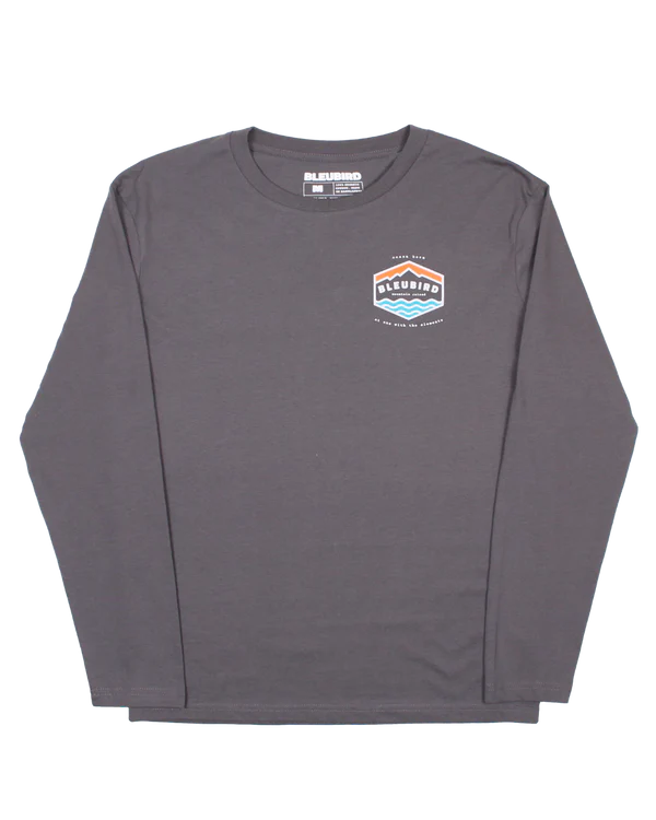 Bleubird Groundswell Unisex Long-Sleeve T-Shirt-- Fashionable Trendy Casual