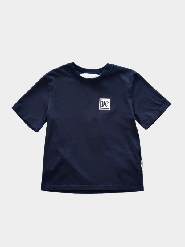 Logo Patch T-Shirt-- Layered Multi-layer Single Layer