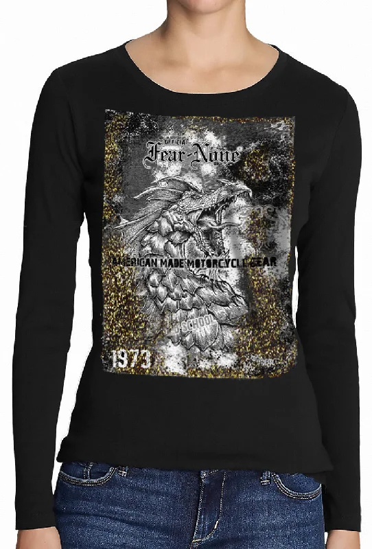 Womens 1973 Gold and Black Serpent Rider Shirt-- Welt Pockets Slit Pockets Flap Pockets