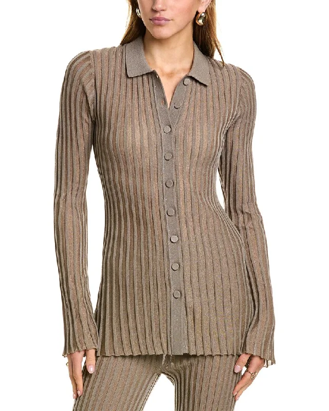 Nicholas Mika Plaited Rib Shirt-- Anti-Pilling Machine Wash Handmade