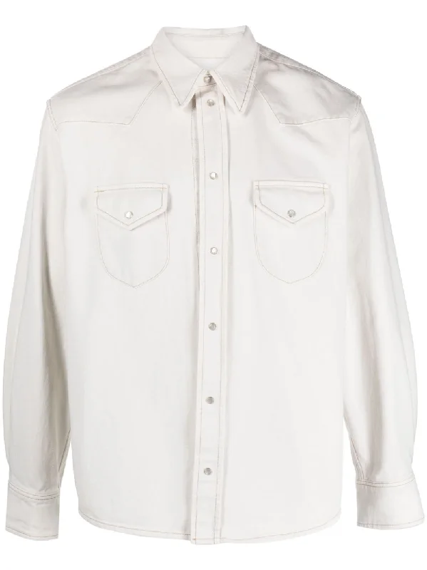 Bally Women's Shirts White-- Anti-Pilling Machine Wash Handmade