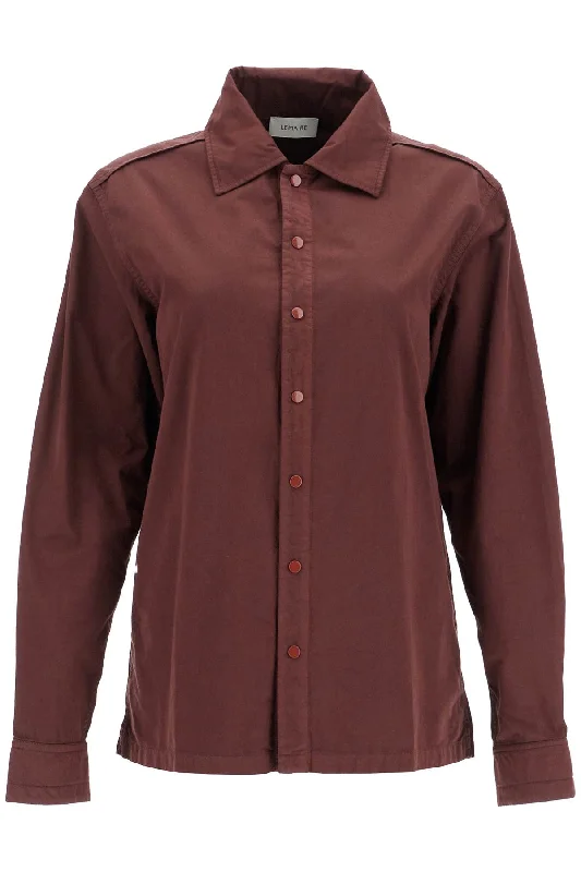 Lemaire Women's Cotton Dyed In The Garment Shirt-- Anti-Shrink Durable Soft