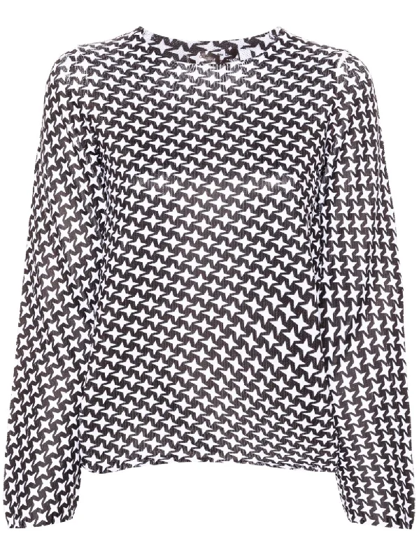 Comme Comme Women's T-Shirts And Polos Black-- Anti-Pilling Machine Wash Handmade