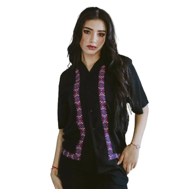 Charm Women's Shirt-- Chenille Brocade Lace
