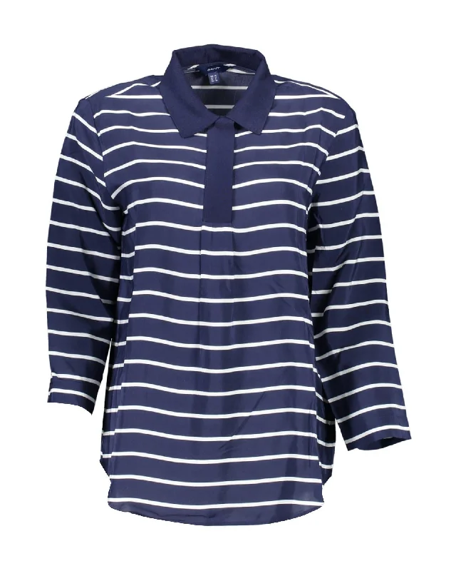 Gant  Women's Stripe Shirt-- Houndstooth Herringbone Solid