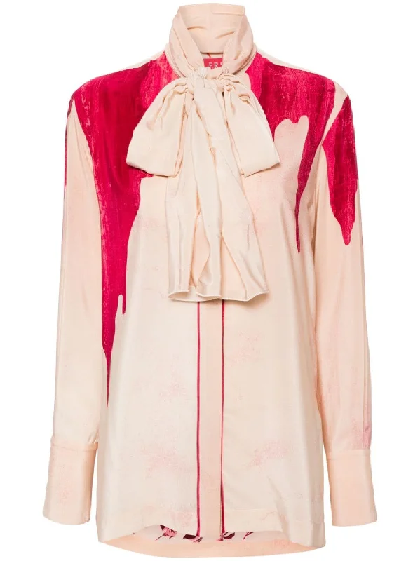 F.R.S . Women's Shirts Pink-- Machine Wash Dry Clean Hand Wash