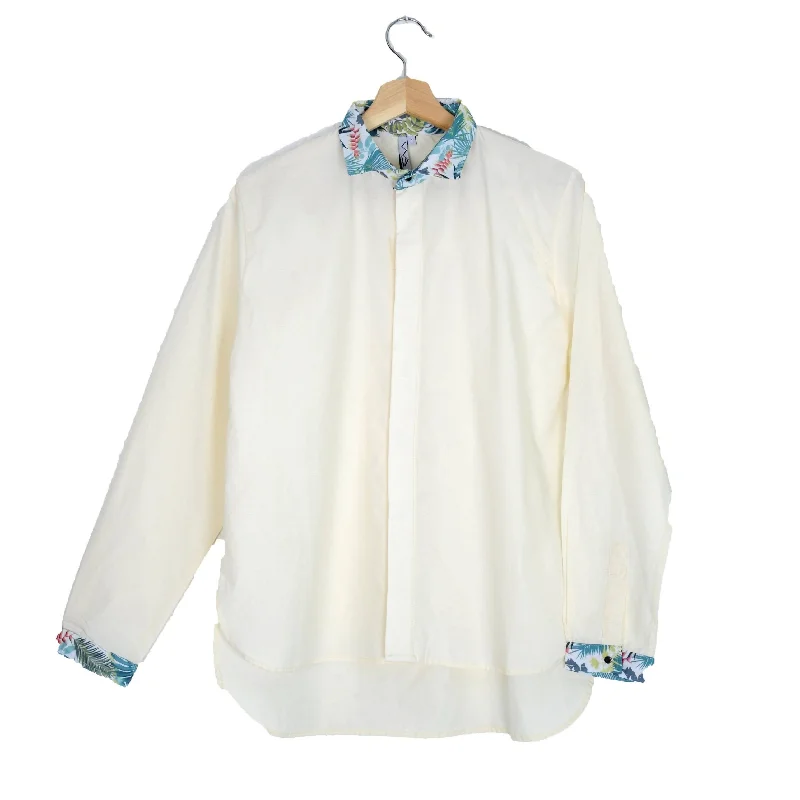 The 'Ecolière' Shirt-- Real Fur Shearling Chenille