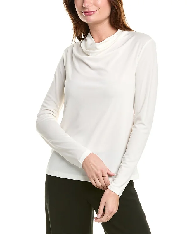 Brooks Brothers Cowl Neck Shirt-- Terry Blend Velvet Blend Canvas Blend