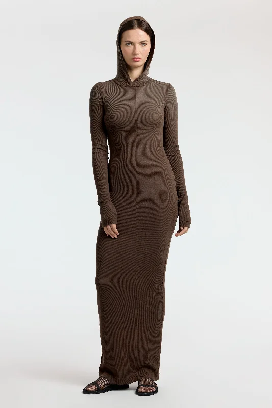 Verona Hoodie Dress Hoodie with Lace Feminine Delicate