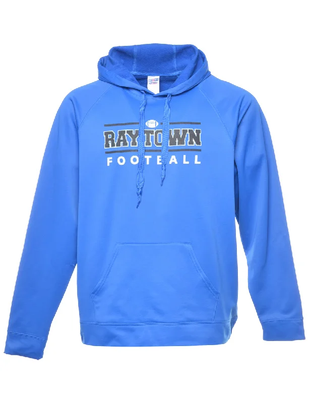 Football Raytown Printed Hoodie - XL Hoodie with Print Artistic Unique