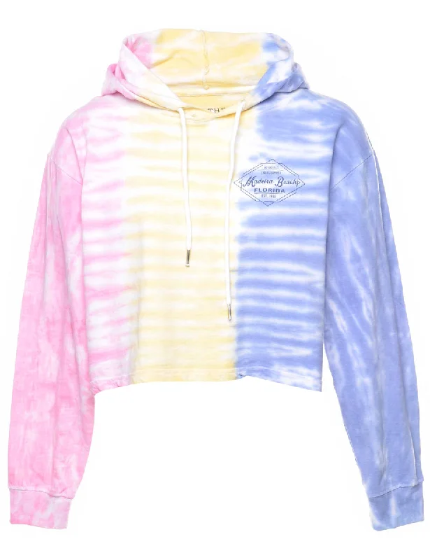 Cropped Madeira Beach Hoodie - M Hoodie with Mesh Breathable Sporty