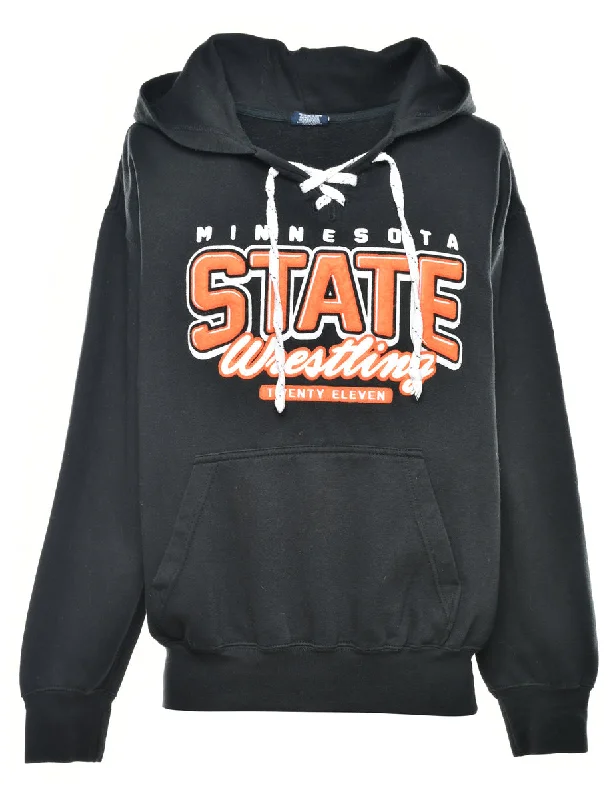 Minnesota State Printed Hoodie - M Hoodie Crop Top Short Trendy