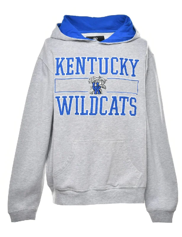 Kentucky Wildcats Printed Hoodie - XL Hoodie with Tied Waist Feminine Flattering