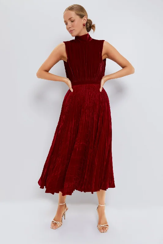 True Red Fleur Velvet C Dress Tunics Review highly