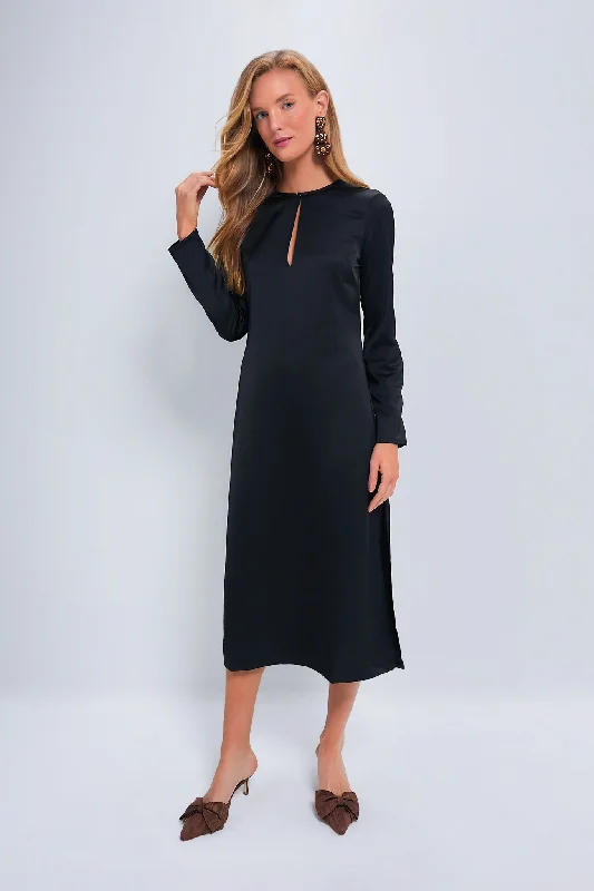 Black Isabel Longsleeve Dress Tunics Favorite customer