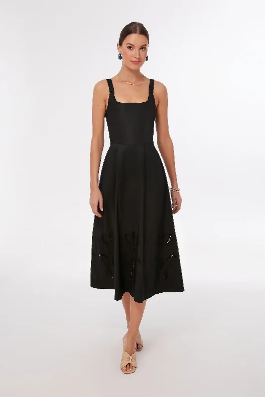 Black Rosalie Dress Tunics Yoga stretchy