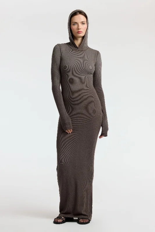 Verona Hoodie Dress Hoodie with Tie-Dye Psychedelic Retro