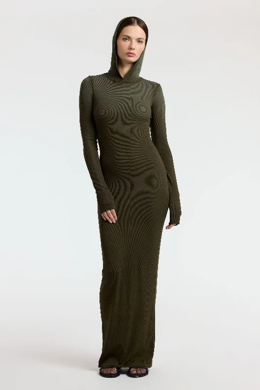 Verona Hoodie Dress Hoodie with Sequins Glamorous Eye-catching