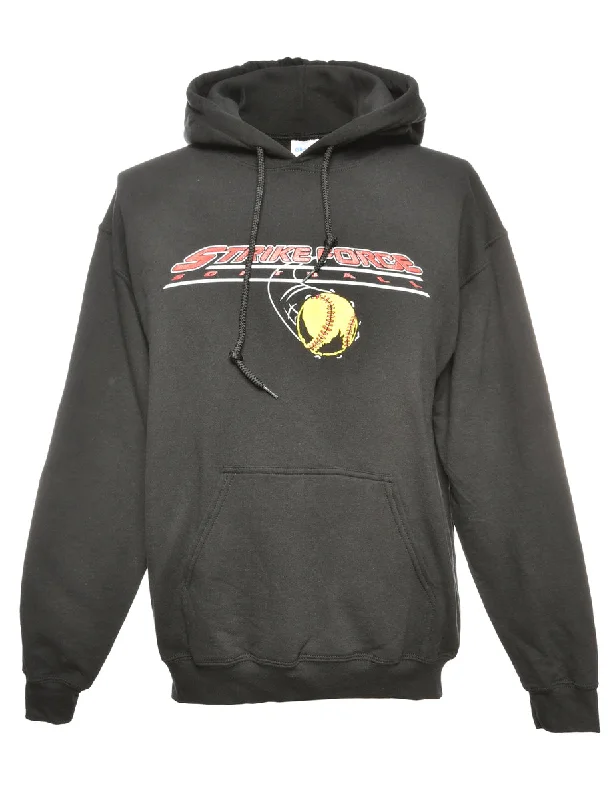 Strikerforce Softball Hooded Sports Sweatshirt - L Hoodie Sweatshirt Pullover