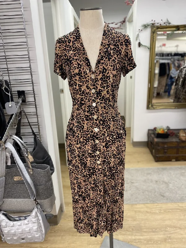 Wilfred leopard print dress S Tunics Sale discount