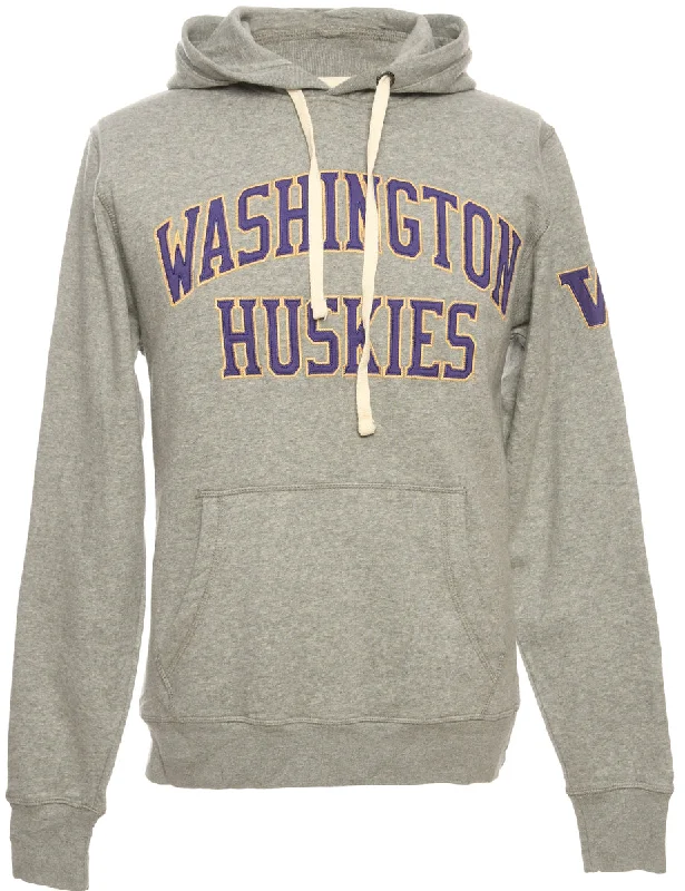Printed Hoodie - XL Hoodie with Applique Textured Unique