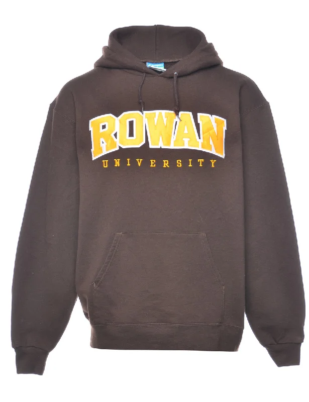 Champion Rowan University Printed Hoodie - S Hoodie with Sequins Glamorous Eye-catching