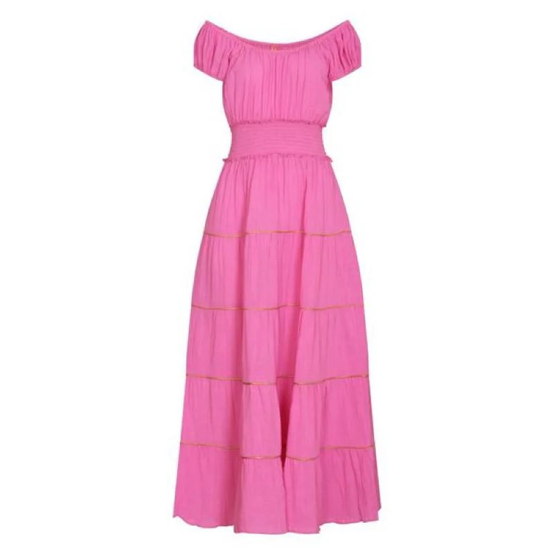 The West Village Meadow Dress Pink Tunics Formal black