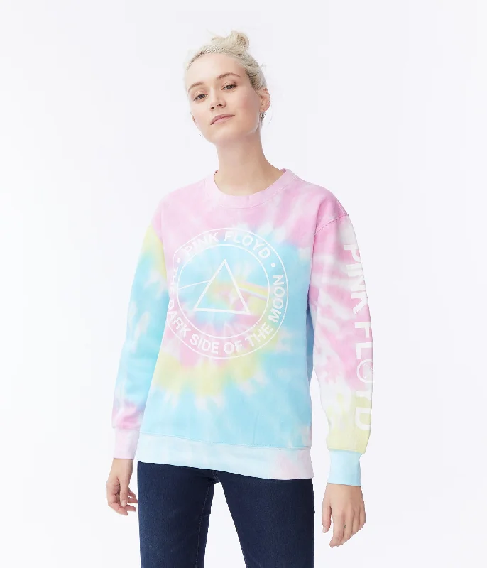 Aeropostale Pink Floyd Tie-Dye Crew Sweatshirt*** Hoodie with Reflective Safety Nightwear
