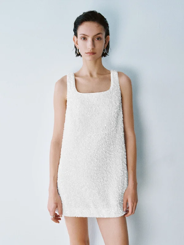 Sleeveless Straight Dresses Tunics Formal black