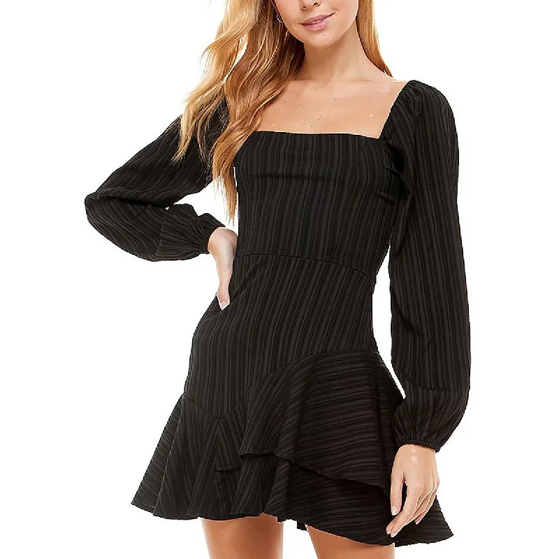 Womens Asymmetric Tiered Fit & Flare Dress Tunics New arrival
