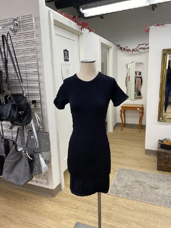 4F ribbed dress M/L Halter Neckline Beach