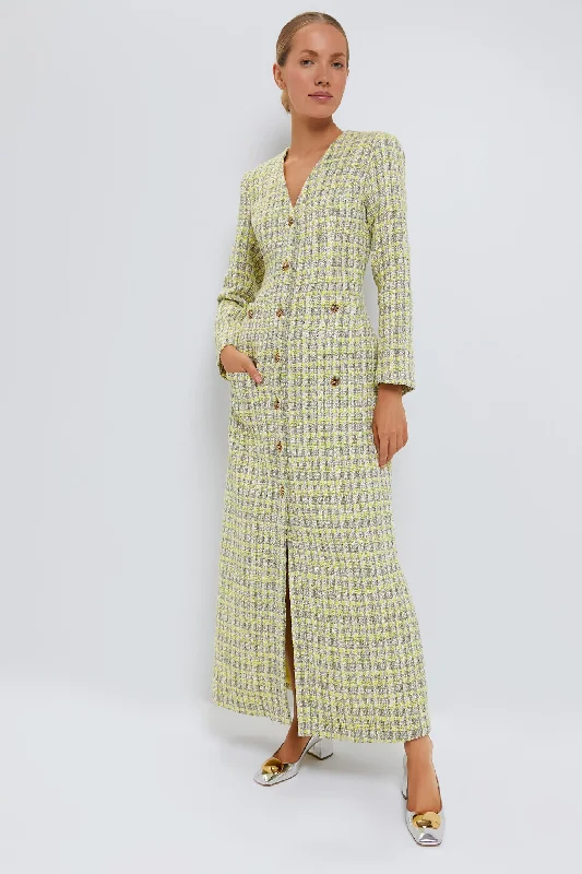 Citron Tweed Rafferty Dress Tunics Formal black