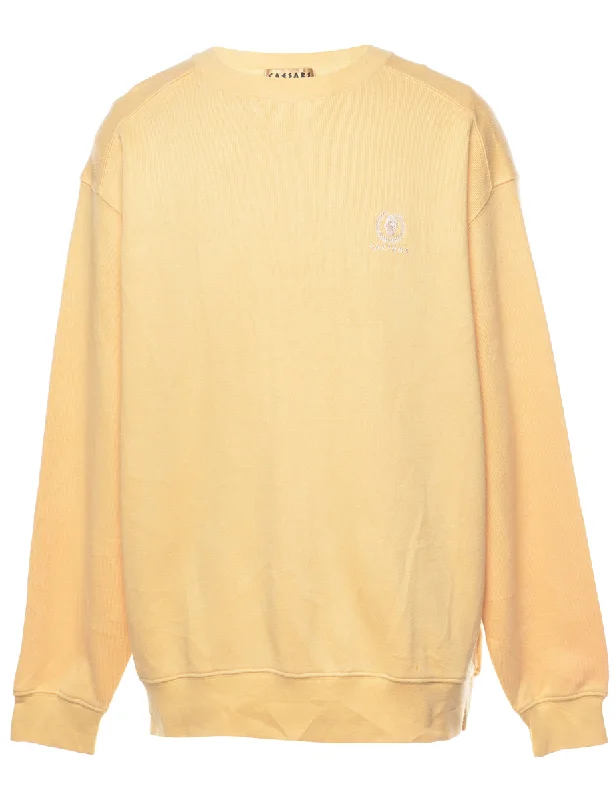 Caesars Plain Sweatshirt - L Hoodie with Lining Warm Insulated