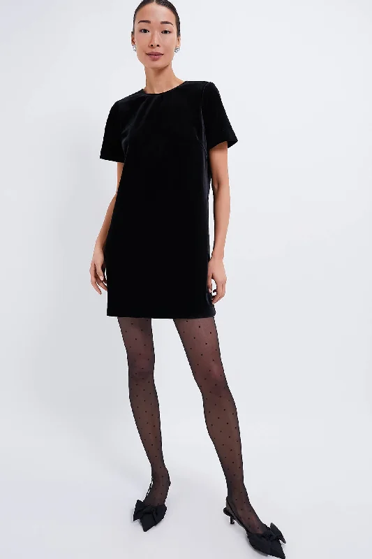 Black Velvet Mae Dress Tunics Custom made