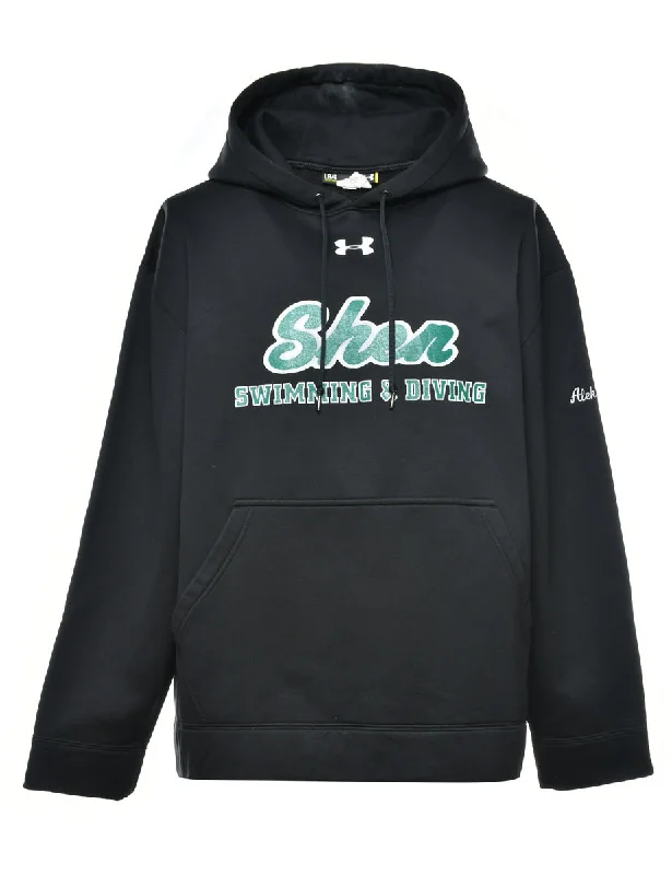 Under Armour Printed Hoodie - M Hoodie with Ribbed Neckline Snug Warm