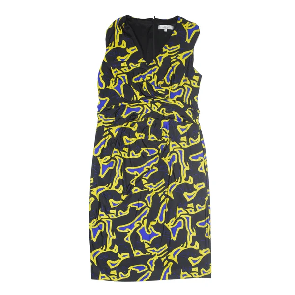 ISSA Cat Print Stretch Pencil Dress Yellow Sleeveless Knee Length Womens UK 16 Tunics Ceremony elegant ISSA Cat Print Stretch Pencil Dress Yellow Sleeveless Knee Length Womens UK 16 Tunics Ceremony elegant
