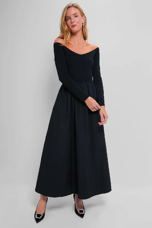 Black Clea Dress Tunics Denim casual