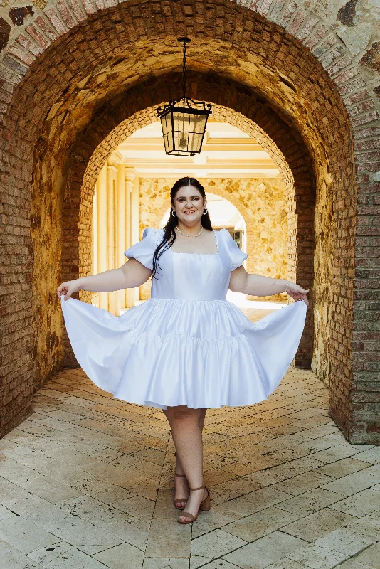 **Pre-Order** The Wendy Dress - Deluxe - in Bridal White Tunics Designer luxury