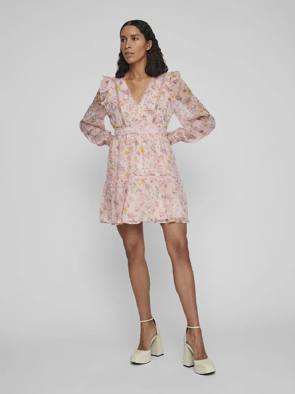 VIROMAN Long Dress - Misty Rose Tunics Exclusive limited