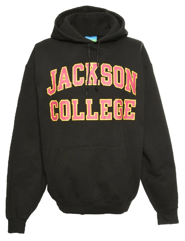 Champion Printed Black & Red Sweatshirt - M Hoodie with Elastic Cuffs Stretchable Comfortable Champion Printed Black & Red Sweatshirt - M Hoodie with Elastic Cuffs Stretchable Comfortable